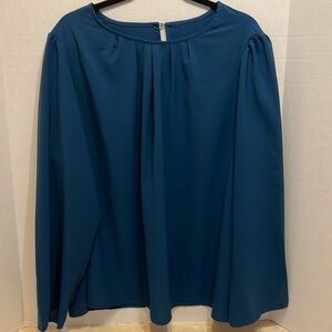 Shein 3XL Blue Long Sleeve Blouse/Top